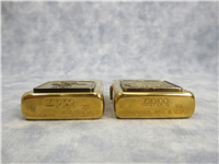 KOREAN WAR MEMORIAL/38TH PARALLEL Brass Lighter Set with Tin (Zippo,1996)