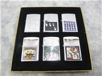 BEATLES Collectors' Edition Lighter Set of 6 (Zippo,1997)