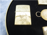 D-DAY Allied Heroes/4 General 50TH ANNIVERSARY Collectors Edition Lighter Set (Zippo,1994)