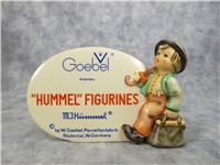 DEALER HUMMEL FIGURINES 3-1/2 X Store Display Plaque (Hummel 187, TMK)