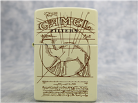 1 of 100 CAMEL EGYPTIAN DESIGN Cream Matte Lighter (Zippo, CZ432, Artist Pack Series, 2001)