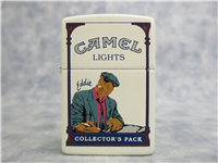 Camel Collector's Pack EDDIE DRUMS White Matte Lighter (Zippo, 1994)