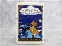 Camel Collector's Pack JOE IN CLOUDS White Matte Lighter (Zippo, 1998)