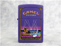 Camel Collector's Pack JOE IN HOT TUB Purple Matte Lighter (Zippo, 1997)
