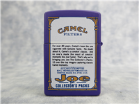 Camel Collector's Pack JOE IN HOT TUB Purple Matte Lighter (Zippo, 1997)