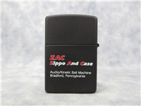 ZAC Zippo And Case Audio/Kinetic Ball Machine Black Matte Lighter (Zippo, 1996)