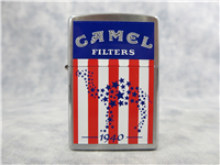 1 of 100 Camel AMERICAN FLAG Brushed Chrome Lighter (Zippo, Decade Collection, 2000)