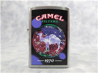 1 of 100 Camel DISCO Brushed Chrome Lighter (Zippo, Decade Collection, 2000)