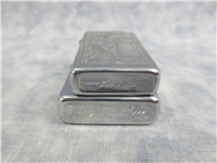 352 VENETIAN Slim & Regular Polished Chrome Lighter Set (Zippo, 1974-1975)