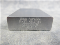 FIRST RELEASE 1933 REPLICA Brushed Chrome Lighter (Zippo, 1998)