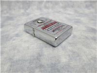 JIM BEAM COLONEL Polished Chrome Advertising Lighter (Zippo, 250JB 310 J, 1997)