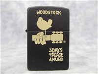 WOODSTOCK '3 Days of Peace & Music' Black Matte Lighter (Zippo, 1994)