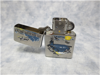 USS ABRAHAM LINCOLN Brushed Chrome Lighter (Zippo, 2010)