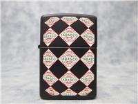 TOBASCO BRAND PEPPER & SAUCE Black Matte Lighter (Zippo, 1997)