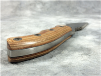 CFK CUTLERY TRACKER 9-5/8" D2 Wood Knife with Leather Sheath