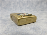 IN HOC SIGNO VINCES Emblem Brushed Brass Lighter (Zippo, 2013)