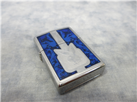 PLAYBOY BLUE LOGO Polished Chrome Lighter (Zippo, #24924, 2010)