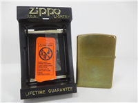 SELECT TRADING CO. Tobaccoville, NC Brushed Brass Lighter (Zippo, 1995)