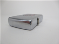 SERTA Mattress Brushed Chrome Advertising Lighter (Zippo, 1953-1955)