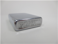 GARCIA & DIAZ Ocean Freight Transportation Brushed Chrome Advertising Lighter (Zippo, 1948-1953)