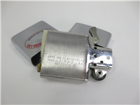 DUNN BROS CANADA LTD Pipe Line Stringing Brushed Chrome Advertising Lighter (Zippo, 1961)