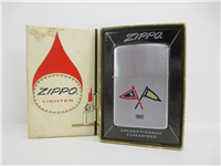 L.Y.R.A. Rochester Yacht Club/Ontario International Brushed Chrome Lighter (Zippo, 1966)