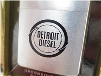 DETROIT DIESEL Brushed Chrome Advertising Lighter (Zippo, 1966)