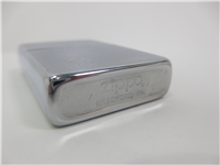 BACARDI RUM Brushed Chrome Advertising Lighter (Zippo, 1980)