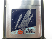 KENNEDY SPACE CENTER Brushed Chrome Lighter (Zippo, 1991)
