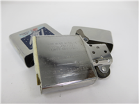 KENNEDY SPACE CENTER Brushed Chrome Lighter (Zippo, 1991)