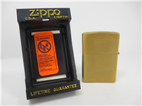 DORAL/R.J. REYNOLDS 30th Anniversary Brushed Brass Lighter (Zippo, 1999)