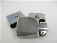 KING SALMON ALASKA Brushed Chrome Lighter (Zippo, 1991)