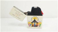 FIRST NIGHT 2000 New Years Eve Celebration White Matte ZipLight (Zippo, 1999)