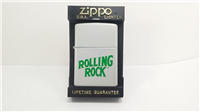 ROLLING ROCK Silver Matte Lighter (Zippo, 1999)