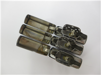 President EISENHOWER WASHINGTON & REAGAN Polished Chrome Laser Engraved Lighter Lot of 3 (Zippo, 1989, 1995)