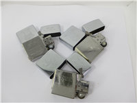 President EISENHOWER WASHINGTON & REAGAN Polished Chrome Laser Engraved Lighter Lot of 3 (Zippo, 1989, 1995)