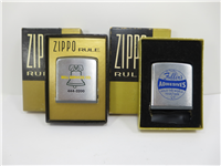FULLER'S ADHESIVES & BELL SERVICES Vintage ZIPPO Advertising Measuring Tape Lot of 2