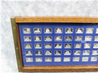 The 50 Greatest Sailing Ships in History Mini Ingots Collection  (Franklin Mint, 1976)