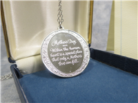 Mother's Day Sterling Silver Pendant Charm (Franklin Mint, 1974)