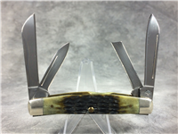 CRANDALL (CASE) 64052 SS *1st Run* Jigged Bone 4-Blade Congress