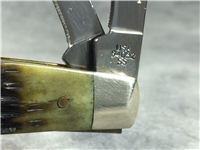 CRANDALL (CASE) 64052 SS *1st Run* Jigged Bone 4-Blade Congress