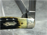 CRANDALL (CASE) 64052 SS *1st Run* Jigged Bone 4-Blade Congress