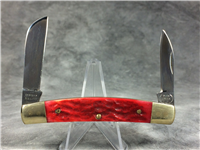 BUCK CREEK COBRA Red Jigged Bone 2-Blade 3-3/4" Congress