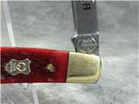 BUCK CREEK COBRA Red Jigged Bone 2-Blade 3-3/4" Congress