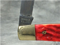 BUCK CREEK COBRA Red Jigged Bone 2-Blade 3-3/4" Congress