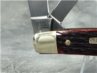 BOKER TREE BRAND Red Jigged Bone Congress  with Blade Etch