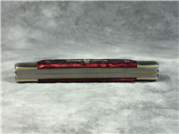 BOKER TREE BRAND Red Jigged Bone Congress  with Blade Etch