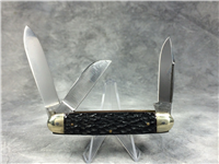 WILH. WAGNER Solingen Germany Jigged 3-5/8" Stockman Cattle Knife