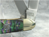 SMITH & WESSON CK1029A Swirl Celluloid Sowbelly Stockman Knife