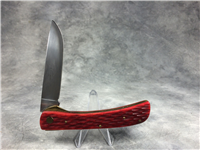 ROUGH RIDER RR304 Red Jigged Bone Single-Blade Linerlock